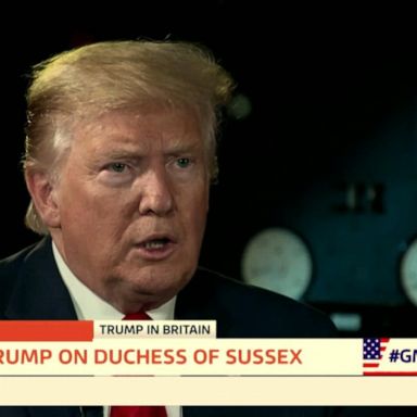 VIDEO: Trump tries to explain his 'nasty' remark about Meghan Markle