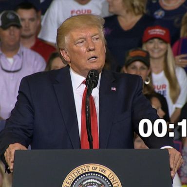 VIDEO: Trump claims to disavow 'send her back' chants at his rally