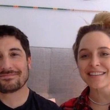 VIDEO: Jason Biggs and Jenny Mollen discuss managing quarantine life with family