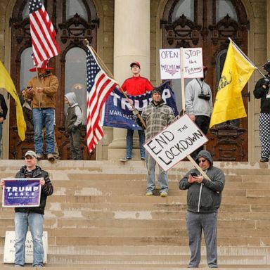 VIDEO: Michigan protesters defy stay-at-home orders