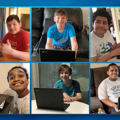 VIDEO: Special education teacher surprises students with new laptops