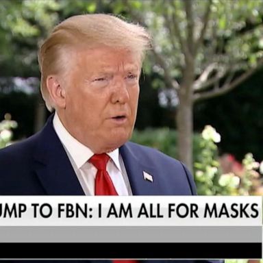 VIDEO: ‘I’m all for masks’: Trump