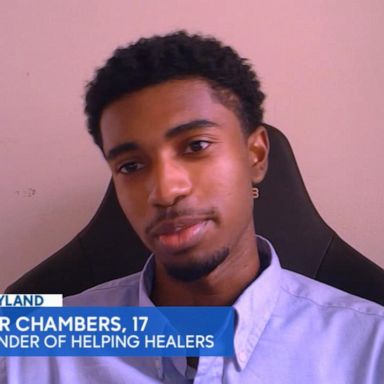 VIDEO: 'Helping Healers' founder Amir Chambers helps first responders manage stress amid pandemic