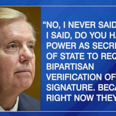 VIDEO: Did Lindsey​ Graham suggest legal ballots be tossed?