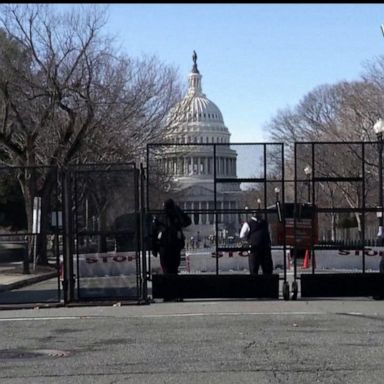 VIDEO: Security on high alert for Biden inauguration