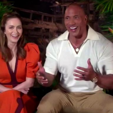 VIDEO: Dwayne Johnson and Emily Blunt on teaming up for Disney's 'Jungle Cruise'