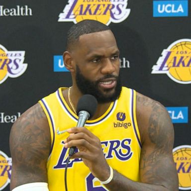 VIDEO: LeBron James gets vaccine after skepticism