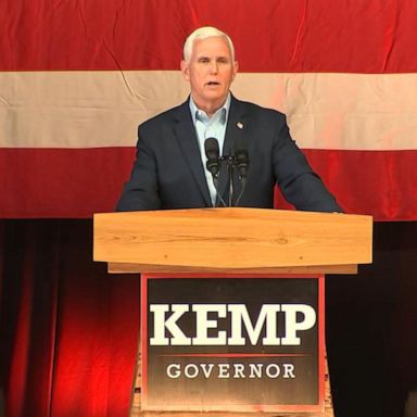 VIDEO: Pence, Trump back opposing Georgia candidates