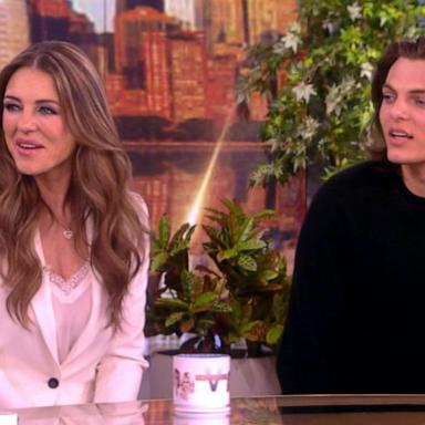 VIDEO: Mother-son duo Elizabeth and Damian Hurley discuss working together in new film