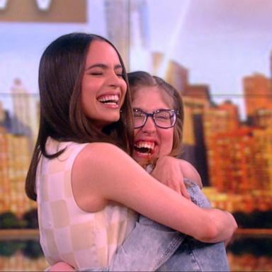 VIDEO: Sofia Carson makes wish come true for incredible 15-year-old brain tumor warrior