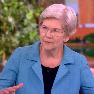 VIDEO: Sen. Elizabeth Warren's talks voting rights, Biden campaign and JD Vance's background