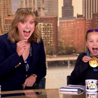 VIDEO: Katie Ledecky surprises 8-year-old super fan on 'The View'