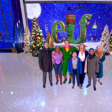 VIDEO: Cast of 'Elf: The Musical' performs a medley from the show on ‘The View’