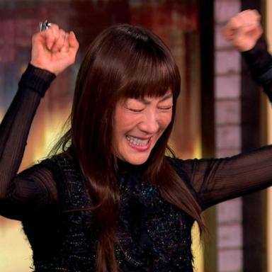 VIDEO: Michelle Yeoh reacts to ‘Wicked’ Oscar noms, talks starring in new ’Star Trek’ movie