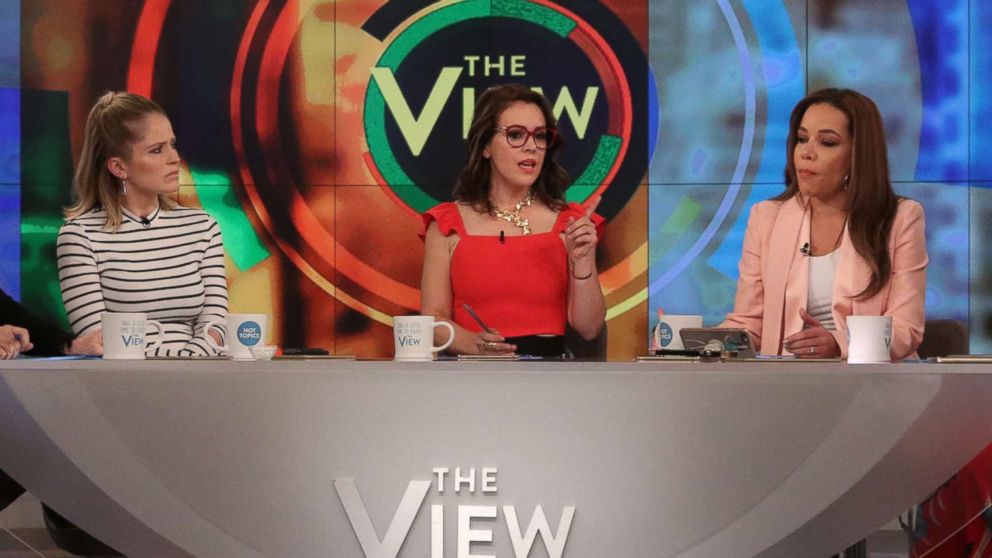 Alyssa Milano joined "The View" on May 18, 2018, to discuss her activism with the #MeToo movement and working to get care for those with mental illness.
