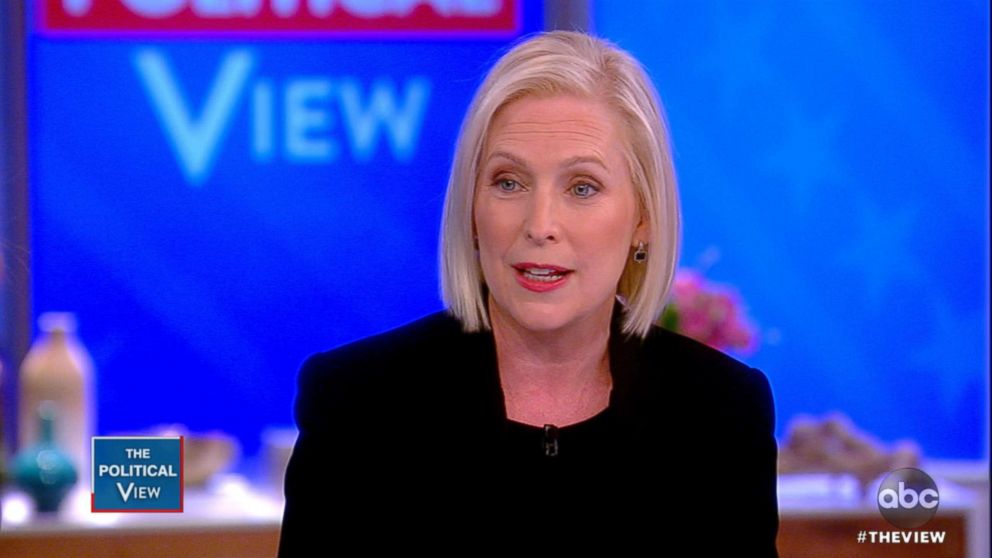PHOTO: Kirsten Gillibrand appears on "The View," Nov. 12, 2018.