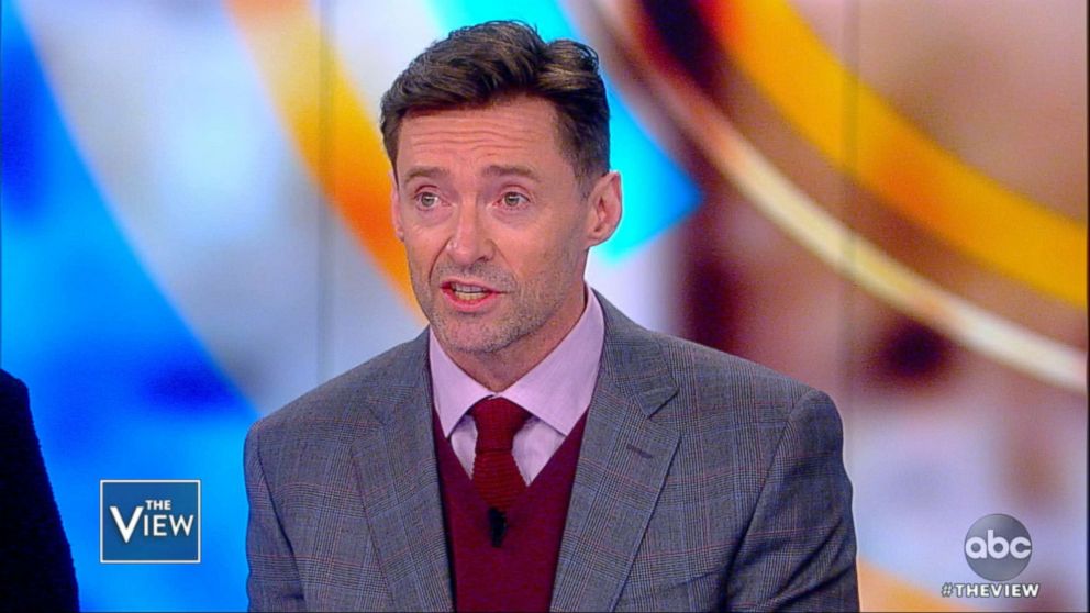 PHOTO: Hugh Jackman defended his longtime friendship with Ivanka Trump and Jared Kushner on "The View," Nov. 13, 2018.