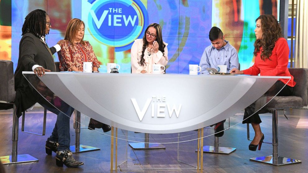 PHOTO: Jorge Garcia, an undocumented husband and father of two, and his family today spoke out on "The View" about his deportation to Mexico this week after living in the United States for 30 years.