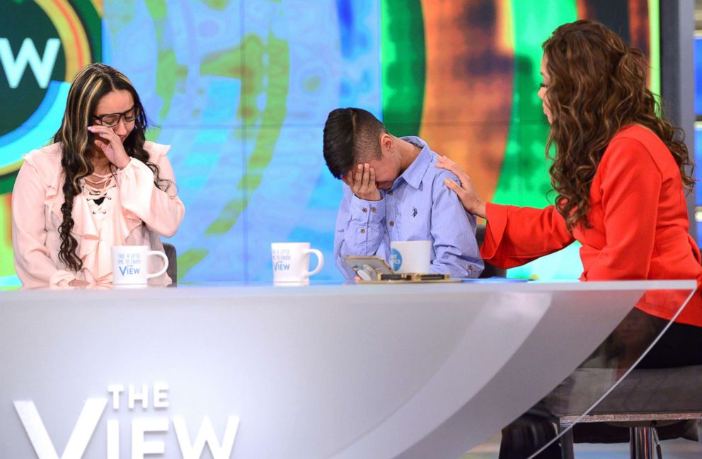 PHOTO: Jorge Garcia, an undocumented husband and father of two, and his family today spoke out on "The View" about his deportation to Mexico this week after living in the United States for 30 years.