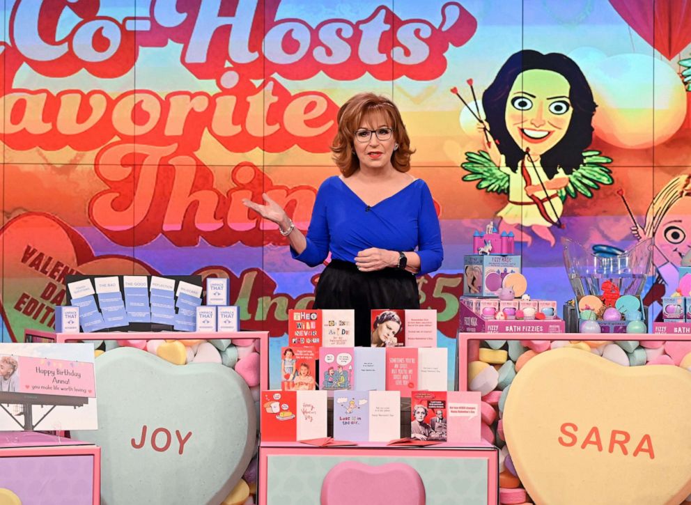 PHOTO: Joy Behar shares her humorous gift ideas for Valentine's Day on "The View."