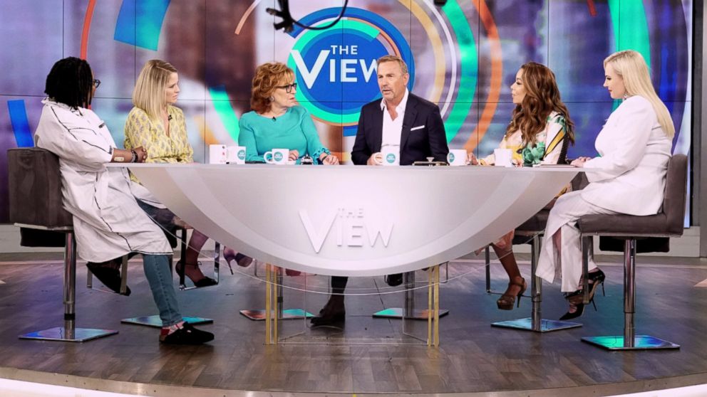 Kevin Costner appears on ABC's 'The View', June 19, 2018.