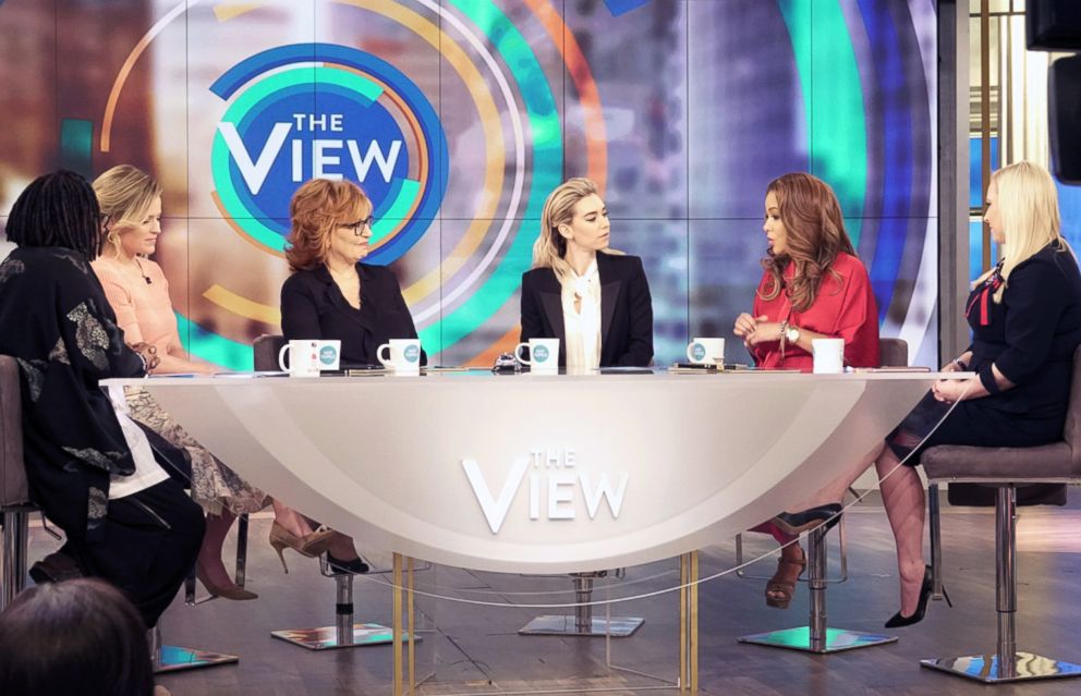 PHOTO: The Crown star Vanessa Kirby joined The View to discuss Tom Cruise dating rumors, how Meghan Markle is changing the royal family.