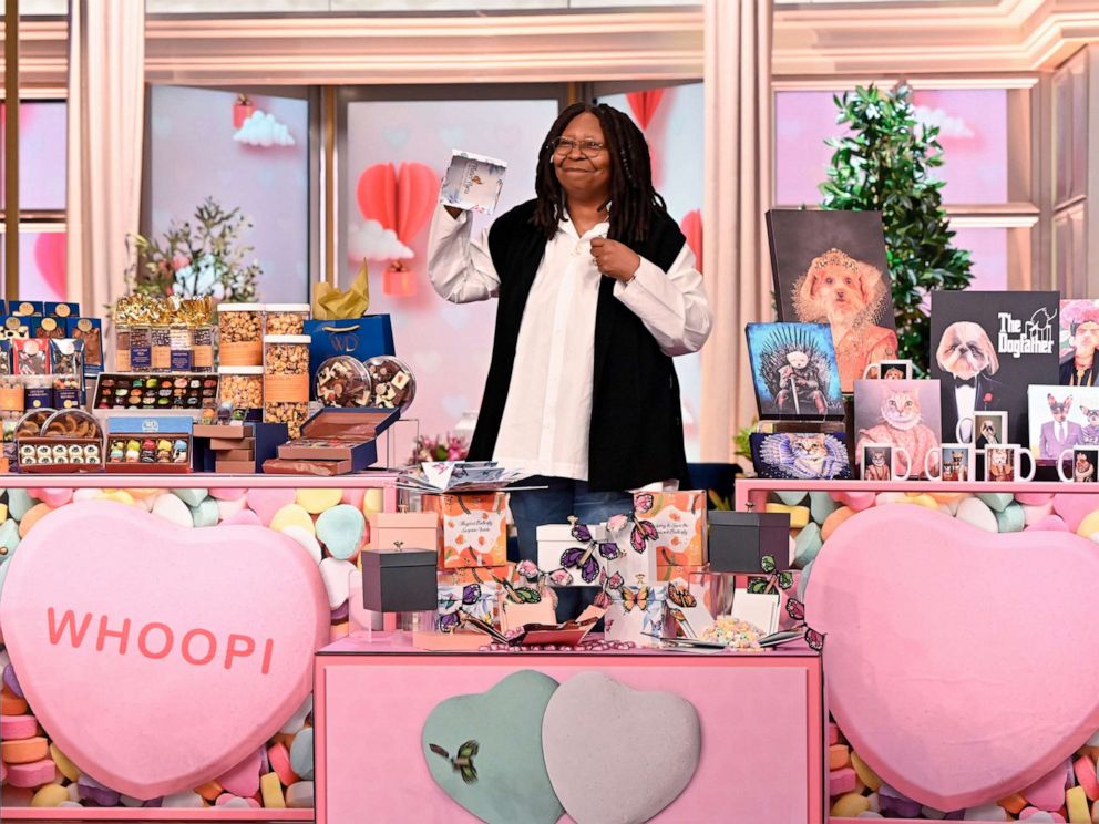 PHOTO: From pet lovers to chocolate lovers, Whoopi Goldberg shares her favorite items to give for Valentine's Day.